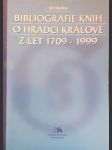 Bibliografie knih o hradci králové z let 1709-1999 - náhled
