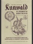 Kunvald a jednota bratrská kapitoly z historie městyse kunvaldu a jednoty bratrsk - náhled