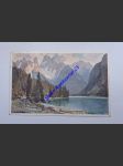 COMPTON Edward Harrison (1881-1960) - Der Dürrensee mit Monte Cristallo in den Ampezzaner Dolomiten. Tirol - náhled