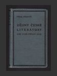 Přehledné dějiny české literatury staré a střední doby / Přehledné dějiny české literatury doby nové - náhled