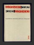 Slovensko-český a česko-slovenský slovník rozdilných výrazů - náhled