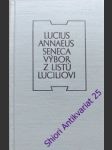 Výbor z listů luciliovi - seneca lucius annaeus - náhled