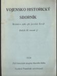 Vojensko historický sborník - náhled