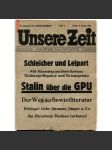 Unsere Zeit [Der rote Aufbau], roč. 6, 1933, č. 1 [komunismus; antifašismus; KPD; Německo; časopis; Ernst Jünger] - náhled