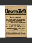 Unsere Zeit [Der rote Aufbau], roč. 6, 1933, č. 11 [komunismus; antifašismus; KPD; Německo; časopis; Klara Zetkin] - náhled