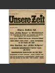 Unsere Zeit [Der rote Aufbau], roč. 6, 1933, č. 11 [komunismus; antifašismus; KPD; Německo; časopis; Klara Zetkin] - náhled