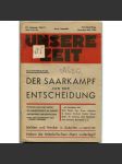 Unsere Zeit [Der rote Aufbau], roč. 7, 1934, č. 11 [komunismus; antifašismus; KPD; Německo; časopis; Sársko] - náhled