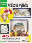 Časopis burda speciál -křížková výšivka -45 námětů - náhled