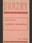 Slovo k mladým - náhled