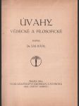 Úvahy vědecké a filosofické - náhled