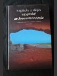Kapitoly z dějin egyptské archeoastronomie - náhled