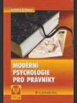 Moderní psychologie pro právníky - náhled