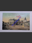 CHOCEŇ - Náměstí - Partie z místa sletu Sokolské župy východočeské v Chocni 14. a 15. srpna 1910 odbývaného - náhled
