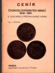 Ceník československých mincí 1918-1991 - náhled