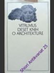 Deset knih o architektuře - vitruvius - náhled