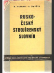 Rusko - český strojírenský slovník - náhled