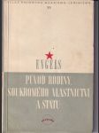Původ rodiny, soukromého vlastnictví a státu - náhled