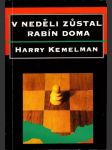 V neděli zůstal rabín doma - náhled