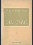 Jana z Rabštejna: Dialogus - náhled