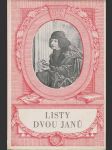  Listy dvou Janů - náhled