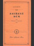 Zavřený dům azorín - náhled