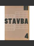 Stavba, měsíčník pro stavební umění, číslo 4 z roč. III (1924) (projekty na Veletržní palác) - náhled