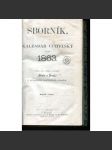 Sborník. Kalendář učitelský na rok 1863 - náhled