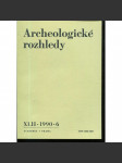 Archeologické rozhledy XLII - 1990, č. 6. - náhled