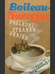 Poslední stránka deníku - náhled