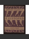 9. listopad (obálka Josef Čapek) - náhled