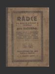Rádce ve dnech zdraví a nemoci pro každého - náhled