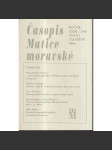 Časopis Matice moravské, r.CXXII / 2003, č.1 - náhled