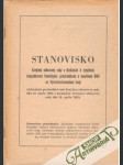 Stanovisko - náhled