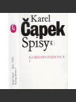 Korespondence I. (Karel Čapek - Spisy Karla Čapka, sv. XXII.) - náhled