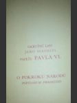 O pokroku národů - populorum progressio (6) - pavel vi. ( okružní list ) - náhled