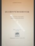 Duchovní rozhovor - tilmann klemens - náhled