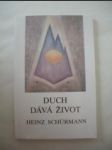 Duch dává život - schürmann heinz - náhled