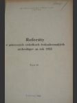 Referáty o pracovních výsledcích československých archeologů za rok 1955 - náhled