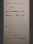 Úvod do národního hospodářství - orton william aylott - náhled