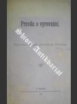 Pravda o vyrovnání - náhled