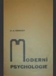 Moderní psychologie - ČERNOCKÝ Karel Ph.Dr. - náhled