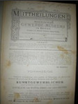 Iv-v jahrgang - mittheilungen des mährischen gewerbe-museums in brünn - náhled