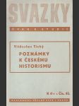 Poznámky k českému historismu - náhled