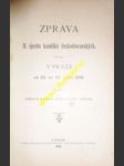 Zpráva ii. sjezdu katolíků českoslovanských, konaném v praze od 22. do 25.srpna 1898 - různí - náhled