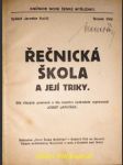 Řečnická škola a její triky - jarůšek josef - náhled