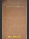 Veřejné finance - bastable charles francis - náhled