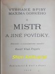Mistr a jiné povídky - gorkij maxim - náhled