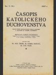 Časopis katolického duchovenstva roč. 73, sešit 6 - náhled