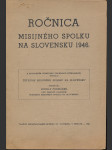 Ročnica misijného spolku na slovensku 1946 - náhled
