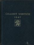 Úradný vestník 1947 i,ii - náhled